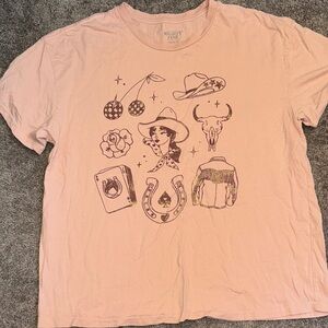Mighty Fine Blush Graphic Tee